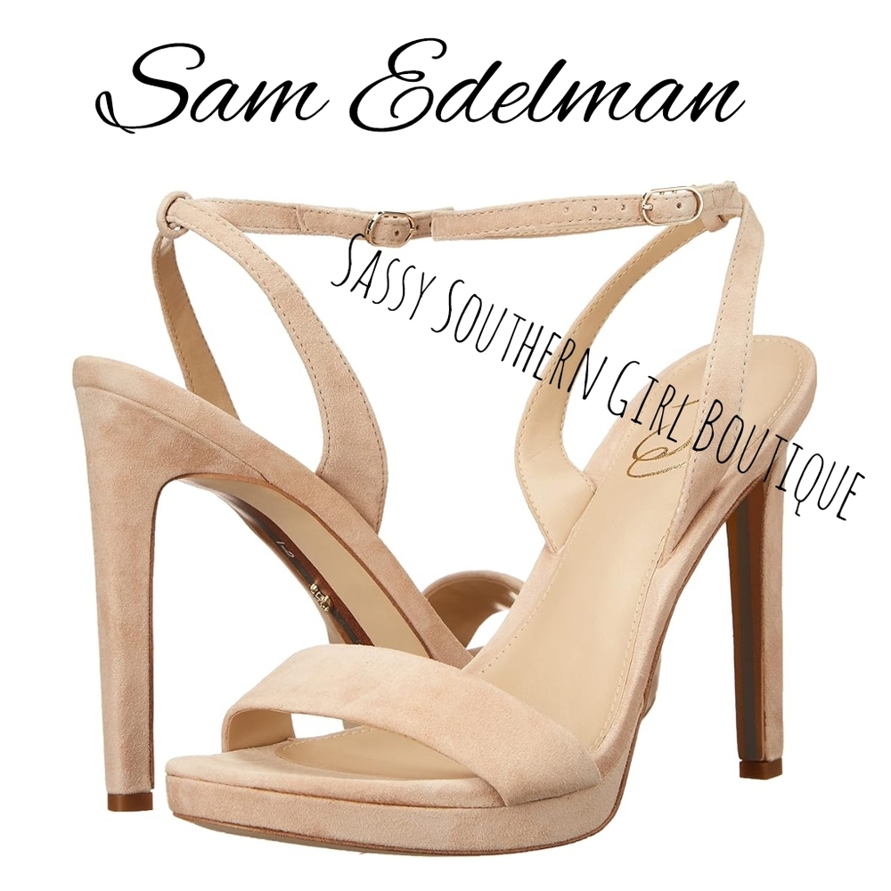 🆕⭐Sam Edelman cappuccino suede heels